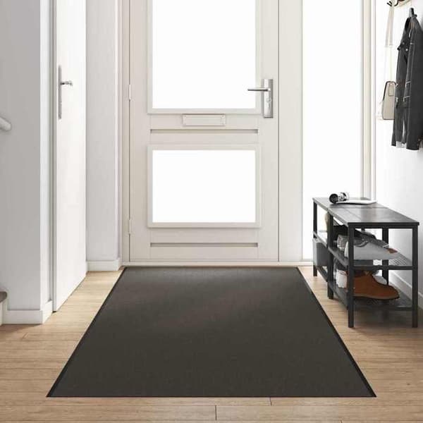 Maison Exclusive - Anthracite ja musta sisäänkäyntimatto 120 x 400 cm 100% polyamidia