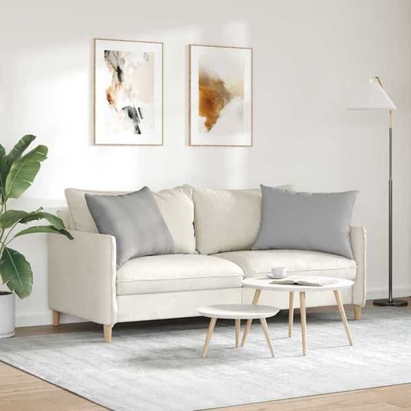 Maison Exclusive - Soffkuddar 2 st tyg Grå moln 70 x 50 cm Molngrå