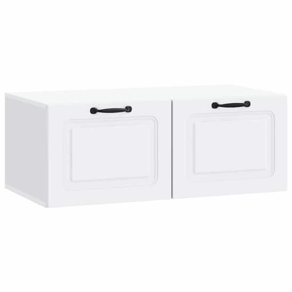 Maison Exclusive - Väggmonterad TV-möbel Vit 78,5 x 41 x 30 cm Ingenjörsträ Vit