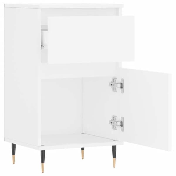 Maison Exclusive - Vit buffé 40x35x70 cm i ingenjörsträ Vit