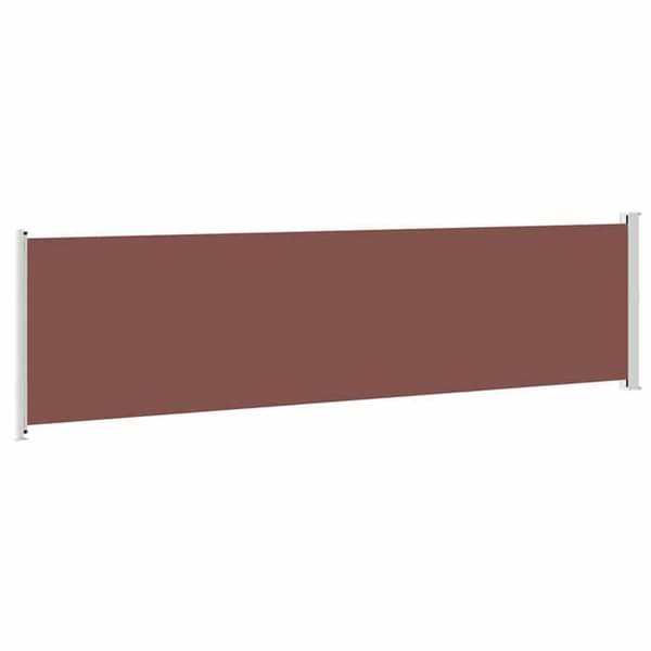 Maison Exclusive - Retractable sidokappa för patio 614x160 cm brun