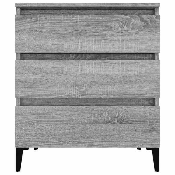 Maison Exclusive - Buffet Sonoma grå 60x35x70 cm Ingeniørtræ