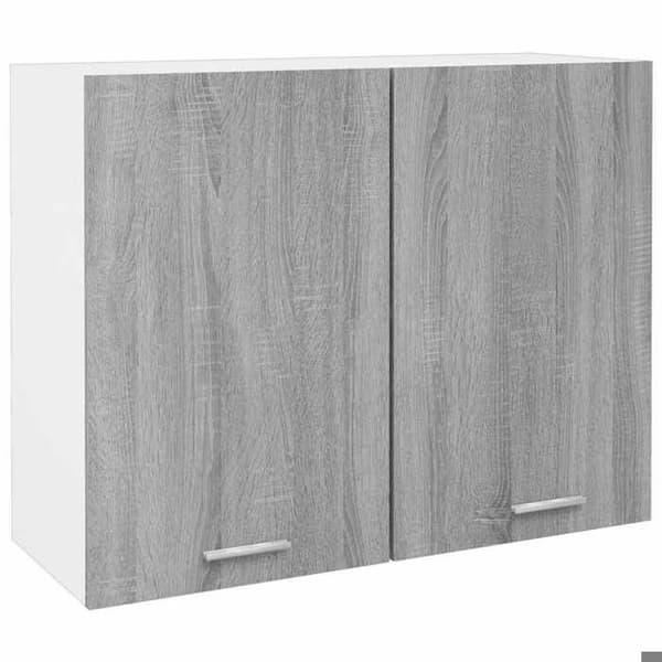 Maison Exclusive - Hængeskab "Lyon" Grå Sonoma 80 x 31 x 60 cm Ingeniørtræ