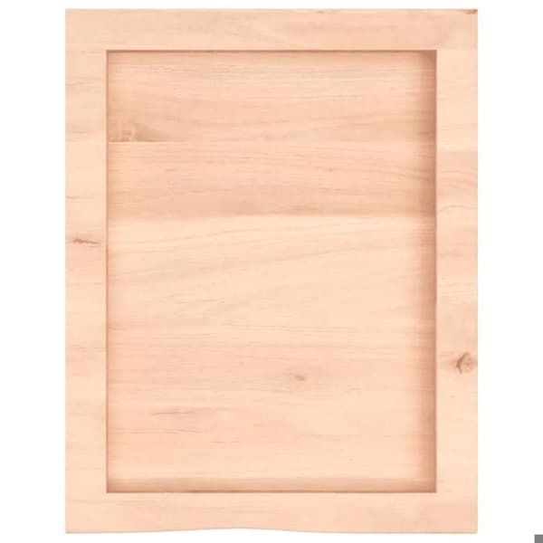 Maison Exclusive - Væghylde 40x50x(2-4)cm ubehandlet massiv egetræ