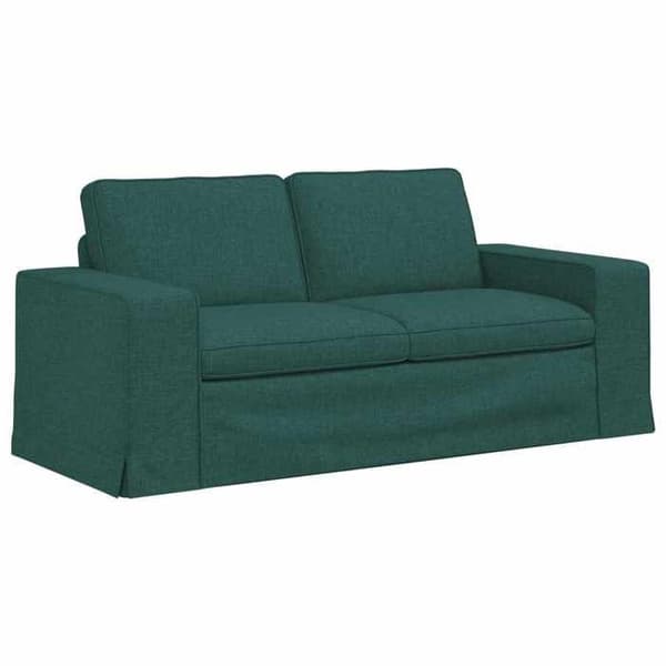 Maison Exclusive - Sæt af 2 sofaer Mørkegrøn stof