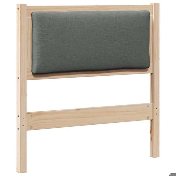 Hovedgærde - EKSKLUSIV HUS - Massivt fyrretræ - Bagpanel i lys grå spånplade - Mat finish Ljusgrå (bakpanel)