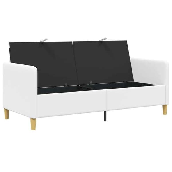 Maison Exclusive - Sofa med opbevaring Hvid 172 x 78 x 87 cm Polyester