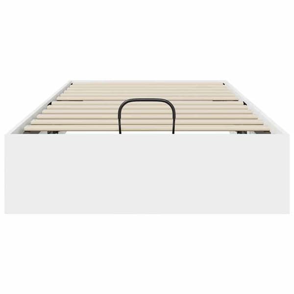 Exklusivt hus - Sängram Ottoman Vit 80,5 x 200 cm Ingenjörsträ Vit