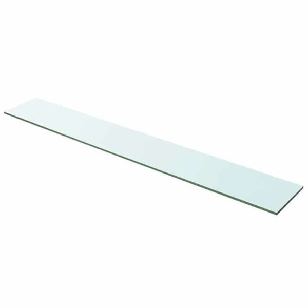 Maison Exclusive - Hyllpaneler 2 st Glas Transparent 100 x 15 cm