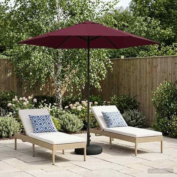 Maison Exclusive - Haveparasol med base 230 x 230 cm Polyester