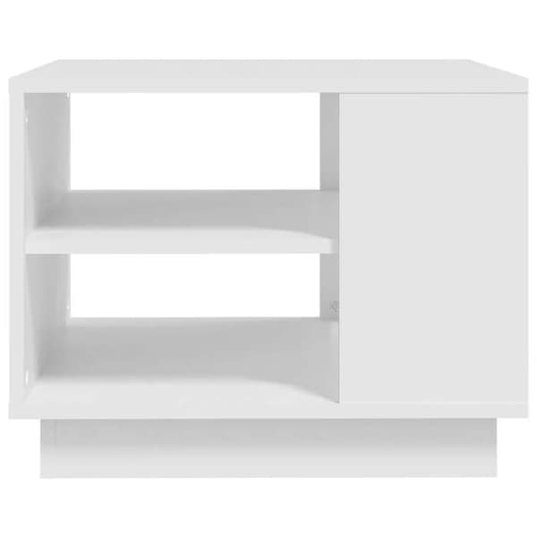 Bord - EKSKLUSIV HUS - 55x55x43 cm - Hvid - Spånplader - Opbevaringshylder Vit