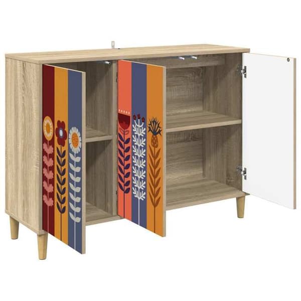 Maison Exclusive - Buffet ESSEN Sonoma 102 x 33 x 75 cm Ingenjörsträ