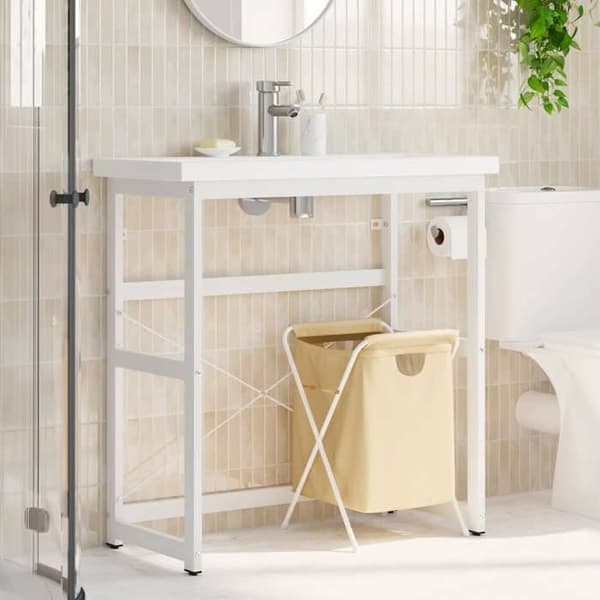 Maison Exclusive - Badrumsvaskram 79x38x83 cm Järn Vit