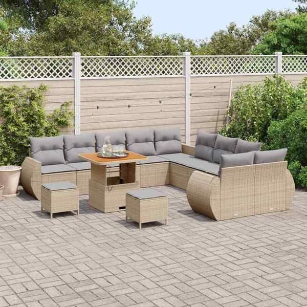 Maison Exclusive - 13 hengen puutarhakalustesarja 13 pc