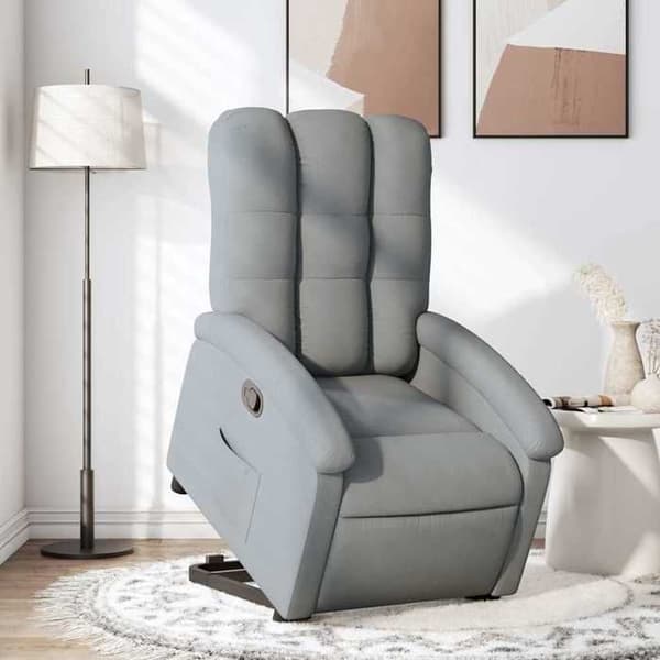 Maison Exclusive - Vaalea harmaa nojatuoli ljusgrått