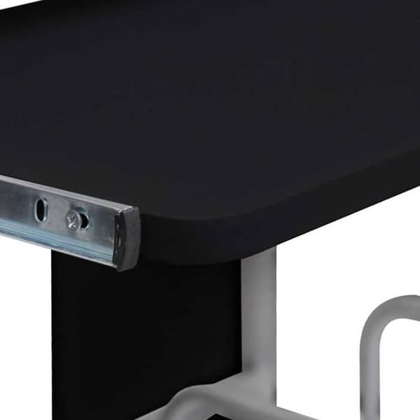 Maison Exclusive - Sort computerbord 110x52x88,5 cm Ingeniørtræ Svart