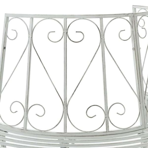 Maison Exclusive - Træbænk 4 - Antal pladser 160 x 80 x 89 cm Stål