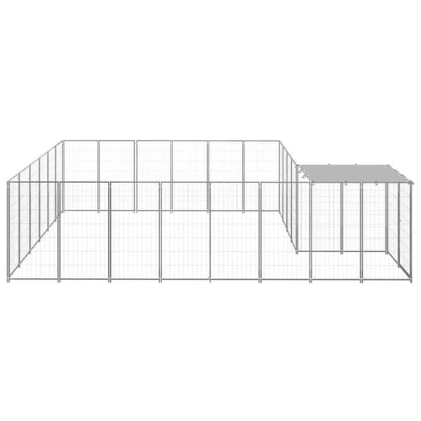 Eksklusiv Hus - Sølv Hundehus 12,1 m² Stål