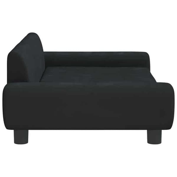 Maison Exclusive - Sort hundeseng 100x54x33 cm i velour Svart