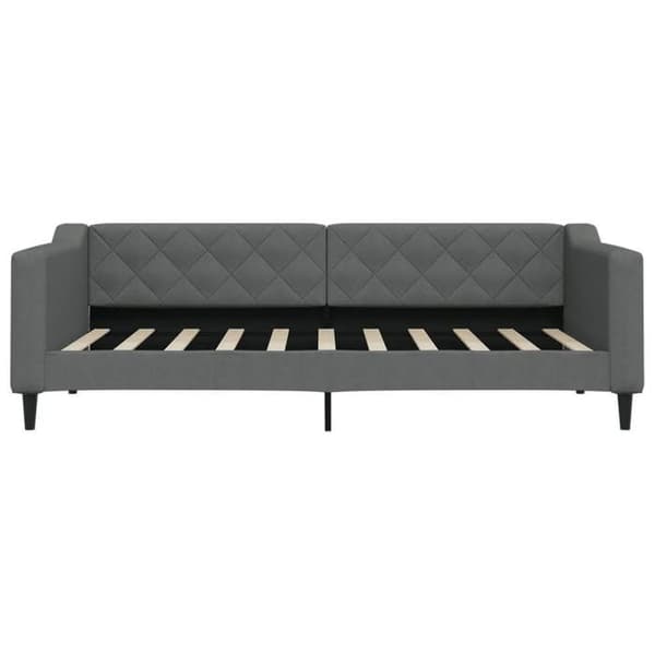 Maison Exclusive - Sovesofa med udtræk uden madras grå mørk 90x190 cm