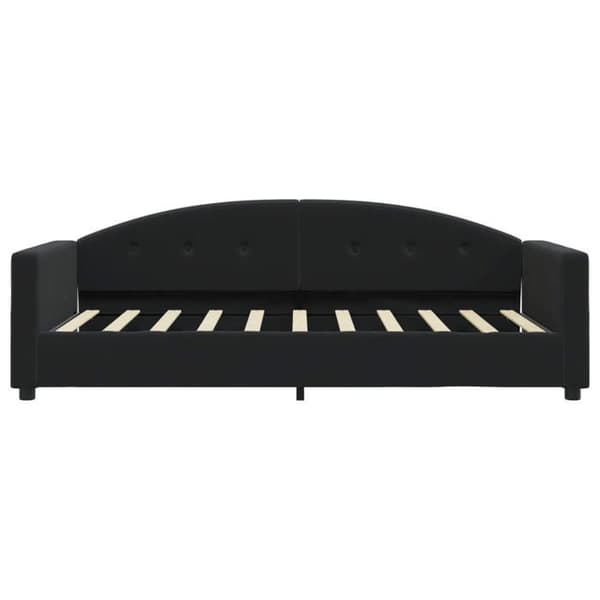Maison Exclusive - Sengebænk uden madras sort 80x200 cm fløjl