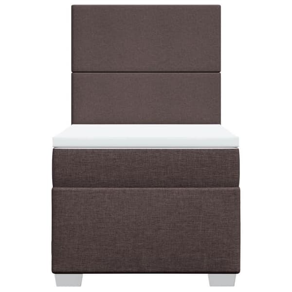 Maison Exclusive - Lakanatukipeite tummanruskea 90x200 cm matolla
