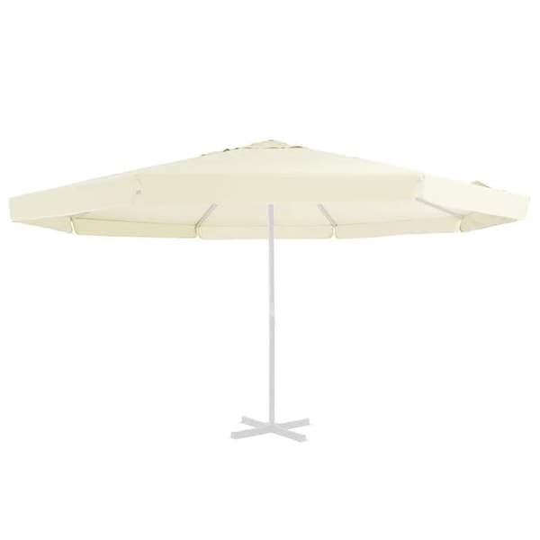 Maison Exclusive - Erstatningstof til udendørs parasol Sand 515 cm