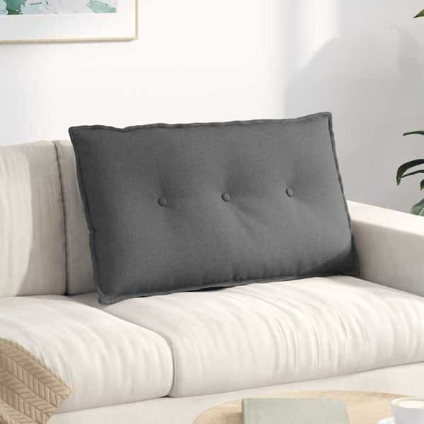 Maison Exclusive - Mørkegrå rygpude 80 x 19 x 50 cm stof