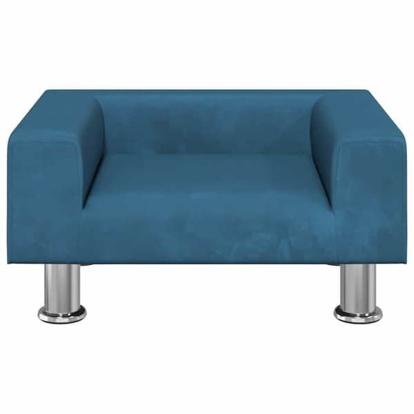 Maison Exclusive - Sininen koiranpeti 50x40x26,5 cm samettia blå