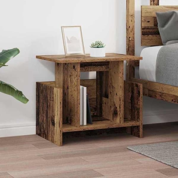 Maison Exclusive - TV-møbel 2 stk. Antik træ Ingeniørtræ