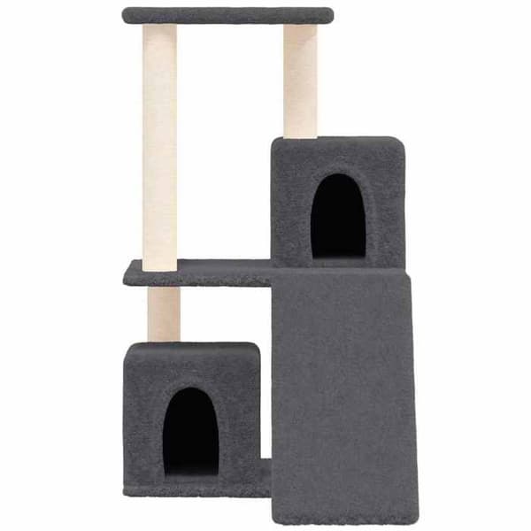 Maison Exclusive - Kattekradse med sisal i mørkegrå 82 cm