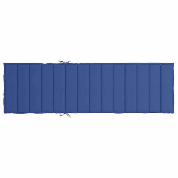 Maison Exclusive - Stolar med långsittande kuddar Oxford tyg (100% polyester) kungsblå
