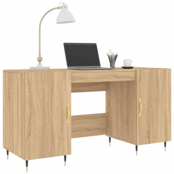 Maison Exclusive - Kontor ek sonoma 140x50x75 cm ingenjörsträ