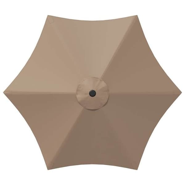 Maison Exclusive - Trädgårdsparasol 300 x 300 cm Polyester Rektangulär Taupe