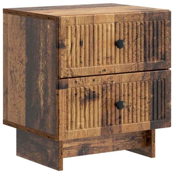Maison Exclusive - Sängbord 2 st Antik trä 43 x 34,5 x 47,5 cm