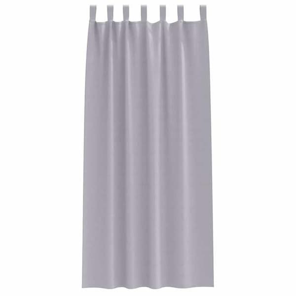 Mørklægningsgardiner - EKSKLUSIV HUS - 2 stk (260 x 140 cm) - Metalgrå - Polyester - Blokerer 80–90% lys Metallisk grå