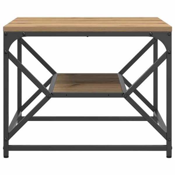 Maison Exclusive - Håndlavet egetræsbord 51 x 50 x 40 cm Ek