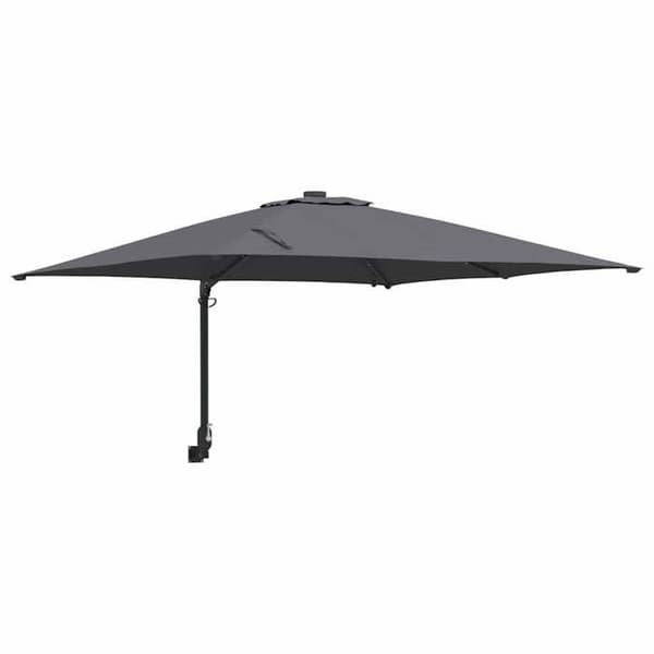 Maison Exclusive - Trädgårdsparasol Anthracite 248,5 x 247,5 x 160 cm