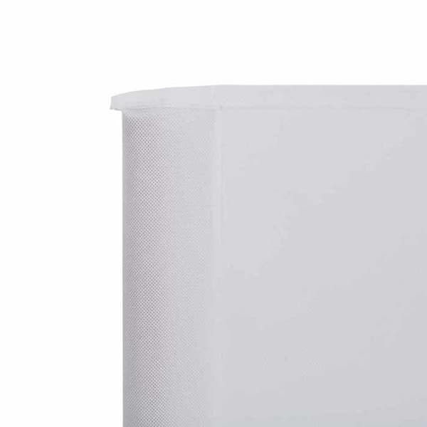 Maison Exclusive - Skärm 5 paneler Tyg 600 x 80 cm Vit sand