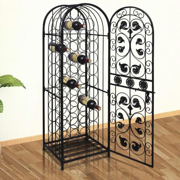 Maison Exclusive - Flaskeholder til 45 flasker Metal