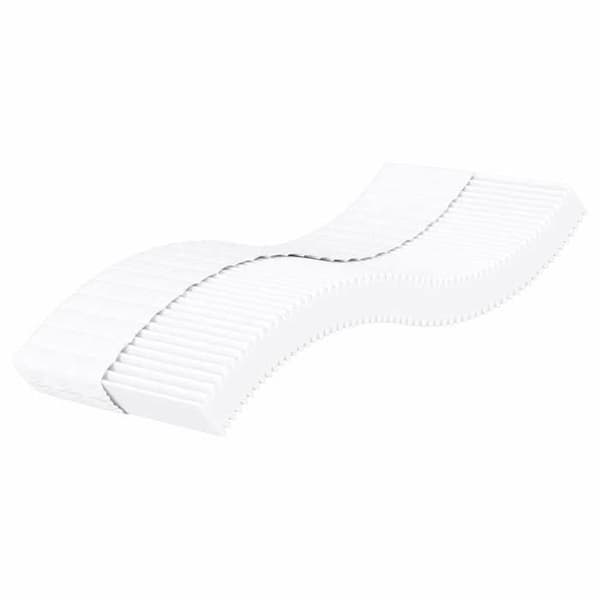 Maison Exclusive - Vit skummadrass 90x210 cm hårdhet H2 H3