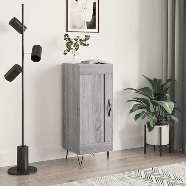 Maison Exclusive - Buffet Sonoma grå 34,5x34x90 cm Ingeniørtræ grå