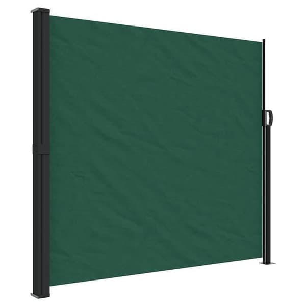 Sidelæns markise - EKSKLUSIV HUS - 180 x 600 cm - Mørkegrøn - 100% polyester PU - Manuel Mörkgrön