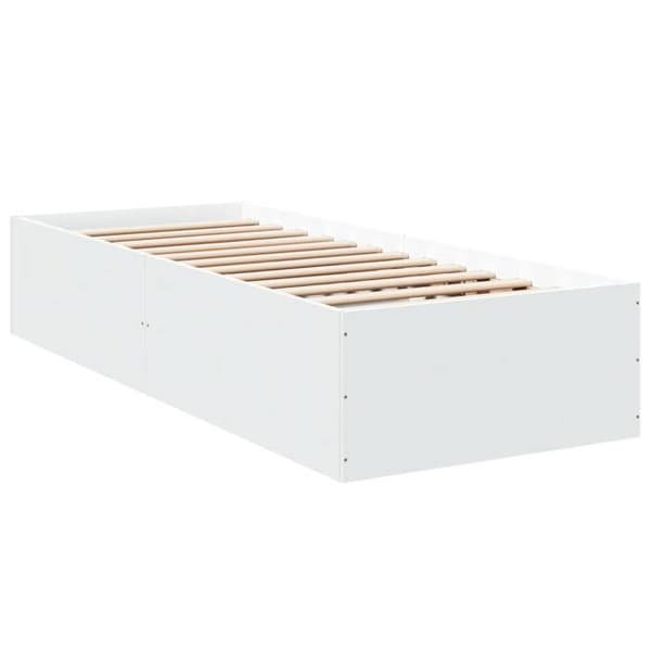 Maison Exclusive - Sängram utan madrass vit 100x200 cm