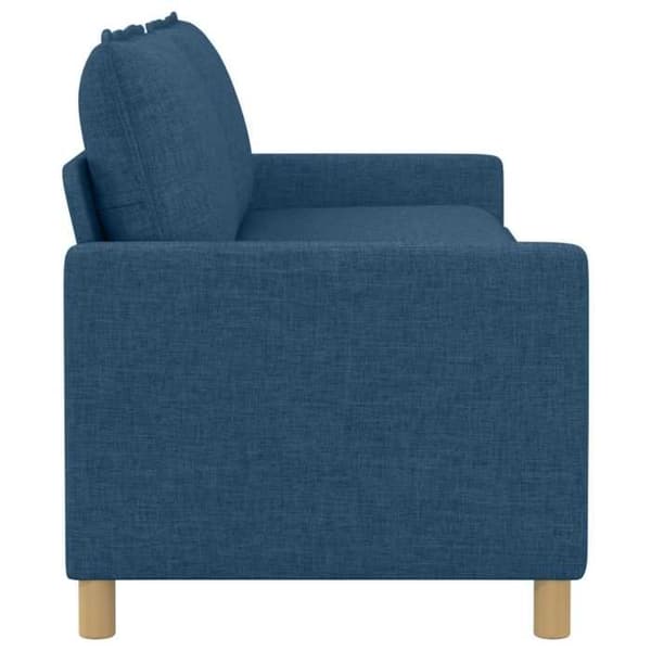 Maison Exclusive - Soffa Blå 196 x 81 x 87,5 cm Tyg