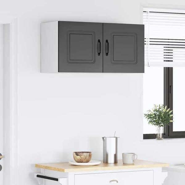 Maison Exclusive - Diskmaskinspanel Kalmar Svart 80 x 31 x 40 cm Svart