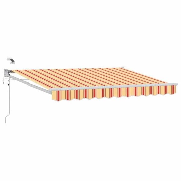 Maison Exclusive - Fällbart elektriskt markis Multicolor 3,5 x 2 m