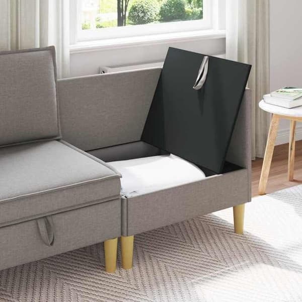Maison Exclusive - Sofa med opbevaring i stof