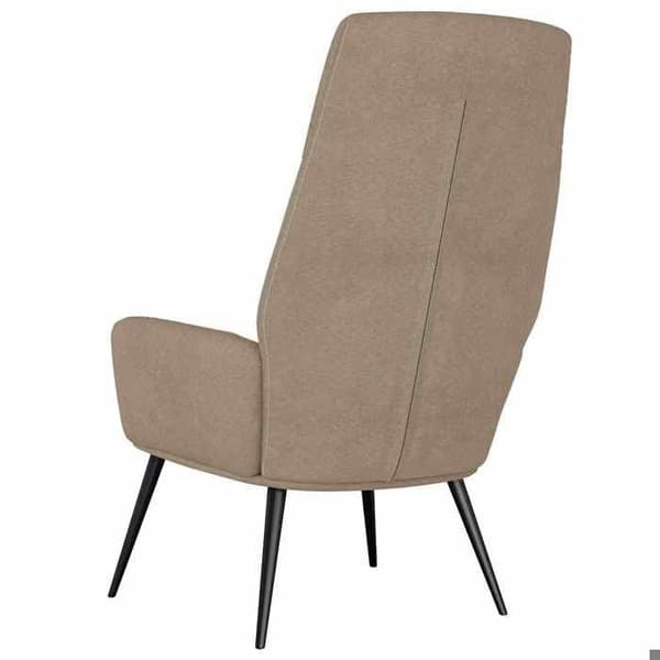 Maison Exclusive - Avkopplingsstol Taupe Syntetmocka Mol