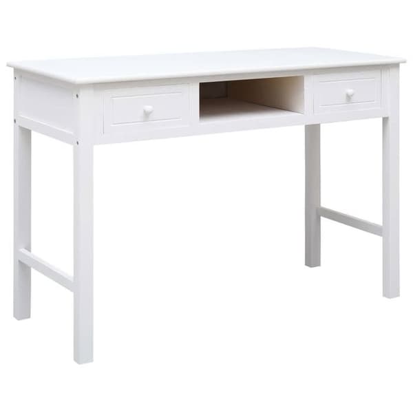Maison Exclusive - Kontor Vit 110 x 45 x 76 cm Trä Vit